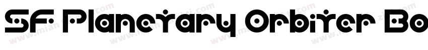 SF Planetary Orbiter Bold Italic字体转换